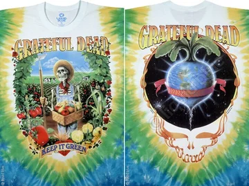 Состав футболки: высококлассный хлопок, окраска по технологиям, изображение, не теряющее яркость в течении трёх лет, капля вдохновения от Jerry Garcia.Футболки Grateful Dead уникальны.Винрарнейшая группа 20-го столетия, одна из легенд Вудстока стала идейным вдохновителем первых хакеров, дэдхэдов. Сейчас эти люди- владельцы хай-тек корпораций, основоположники новых направлений в музыке, культуре, бизнесе, которых объединяет одно: они самые передовые. Под музыку Grateful Dead был создан первый Apple, футболки GD носили те, кто открыл первый форум в интернете. Одев футболку вы говорите миру: даже если я стою на месте, я буду впереди других, я выделяюсь из массы, я - дедхэд.Дополнительная информация о футболке: плотный коттон 210 г/м, вываренный с дополнительной усадкой. Футболка не садится, без боковых швов.Время собирать урожай...